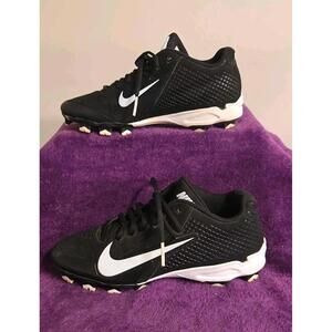 NIKE VAPOR STRIKE MCS BLACK CLEATS STYLE 535598-010 SIZE 6.5